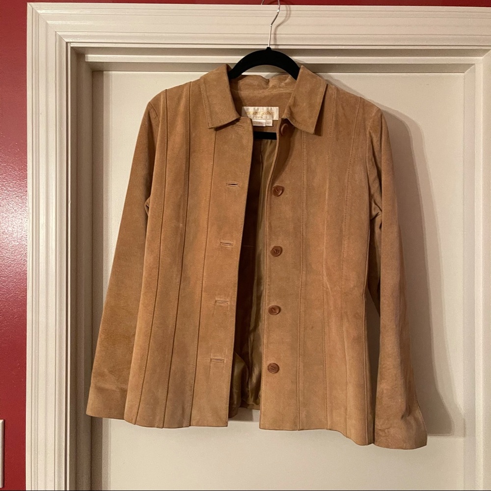 Margaret Godfrey Tan Suede Jacket
